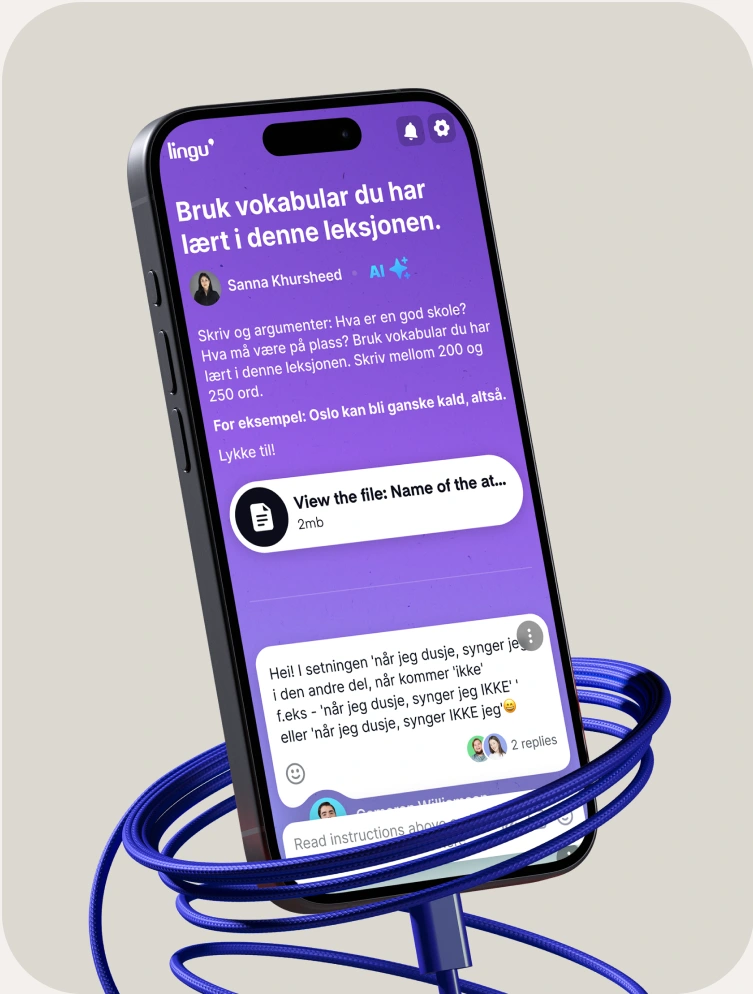 Mobile collaboration and lesson discussion